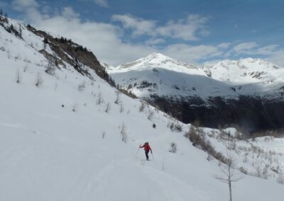 Montée à la Capanna Cristallina, 2570 m, depuis Bosco di Ossasco