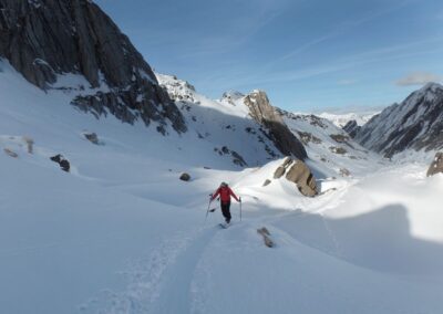 Montée à la Capanna Cristallina, 2570 m, depuis Bosco di Ossasco
